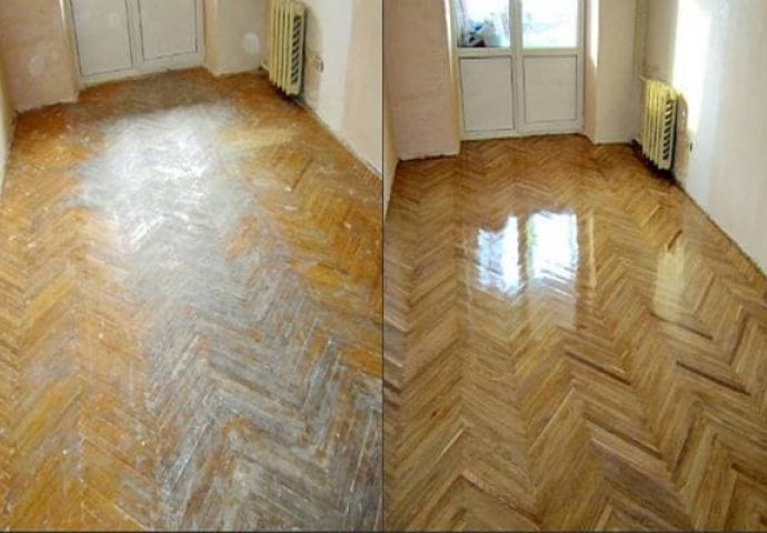 NAJBOLJI TRIK ZA IZGREBAN PARKET, OŠTEĆENJA NESTAJU KAO DA IH NIKAD NIJE BILO: 1 namirnica je čudo, Cijeli Internet zaluđen TRIKOM! Zanimljivosti - featured image