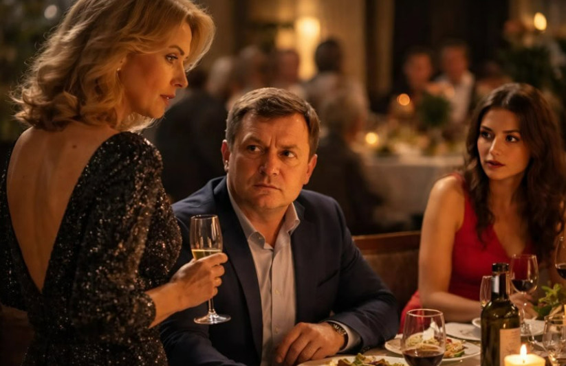 Žena je otkrila muževu prevaru, ali nije napravila skandal. Umjesto toga, na korporativnoj večeri ustala je i izrekla zdravicu koja je sve u dvorani ostavila u šoku… 😮 - featured image