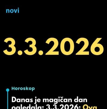 Danas je magičan dan ogledala: 3.3.2026: Ova 3 znaka danas mogu očekivati veliku sreću Danas je magičan dan ogledala: 3.3.2026: Ova 3 znaka danas mogu očekivati veliku sreću - featured image