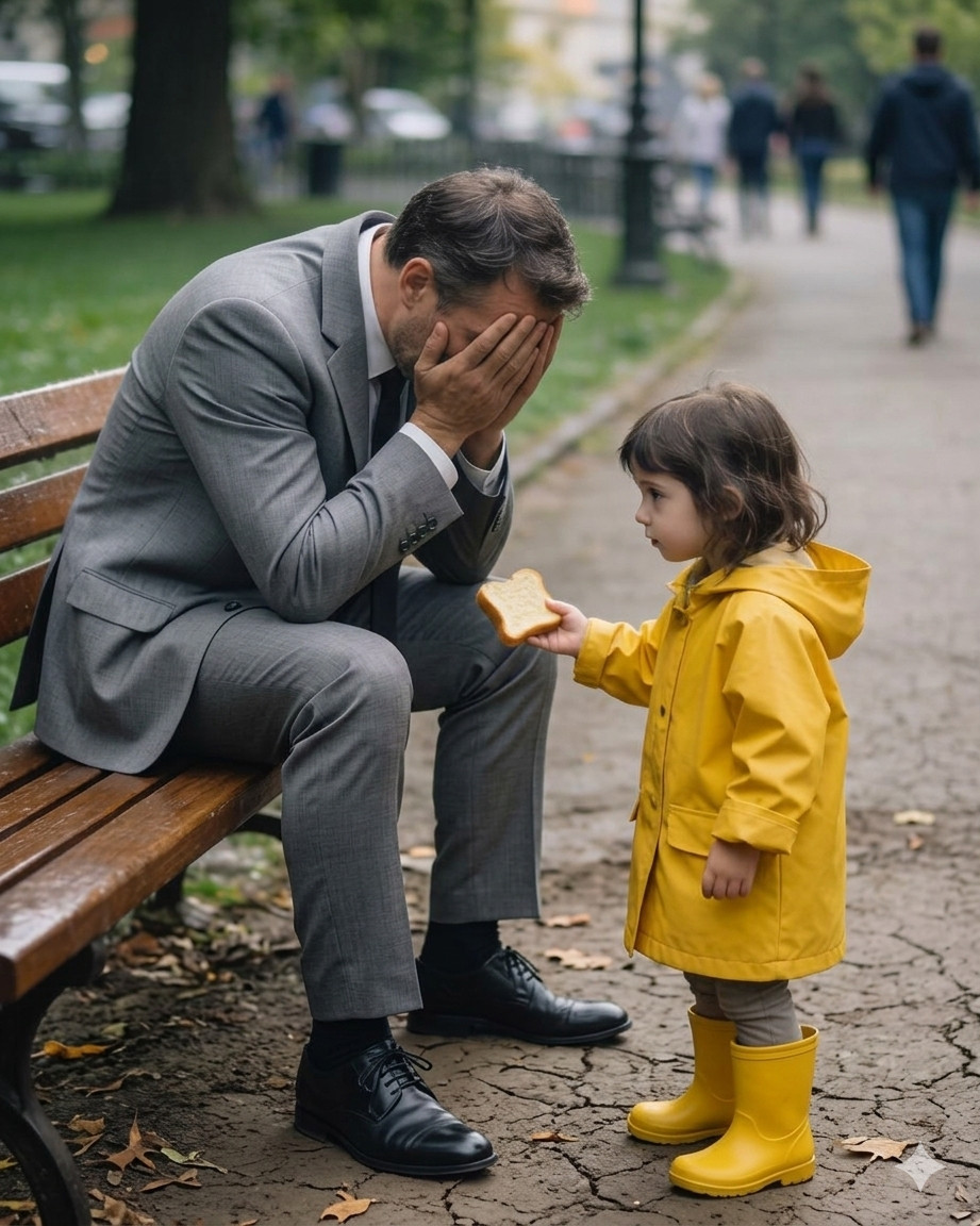„DA LI I TI PLAČEŠ OD GLADI?“ pitala je prosjakinja milionera i pružila mu svoj poslednji komad hleba. Ono što se zatim dogodilo ostavilo je sve bez reči… - featured image