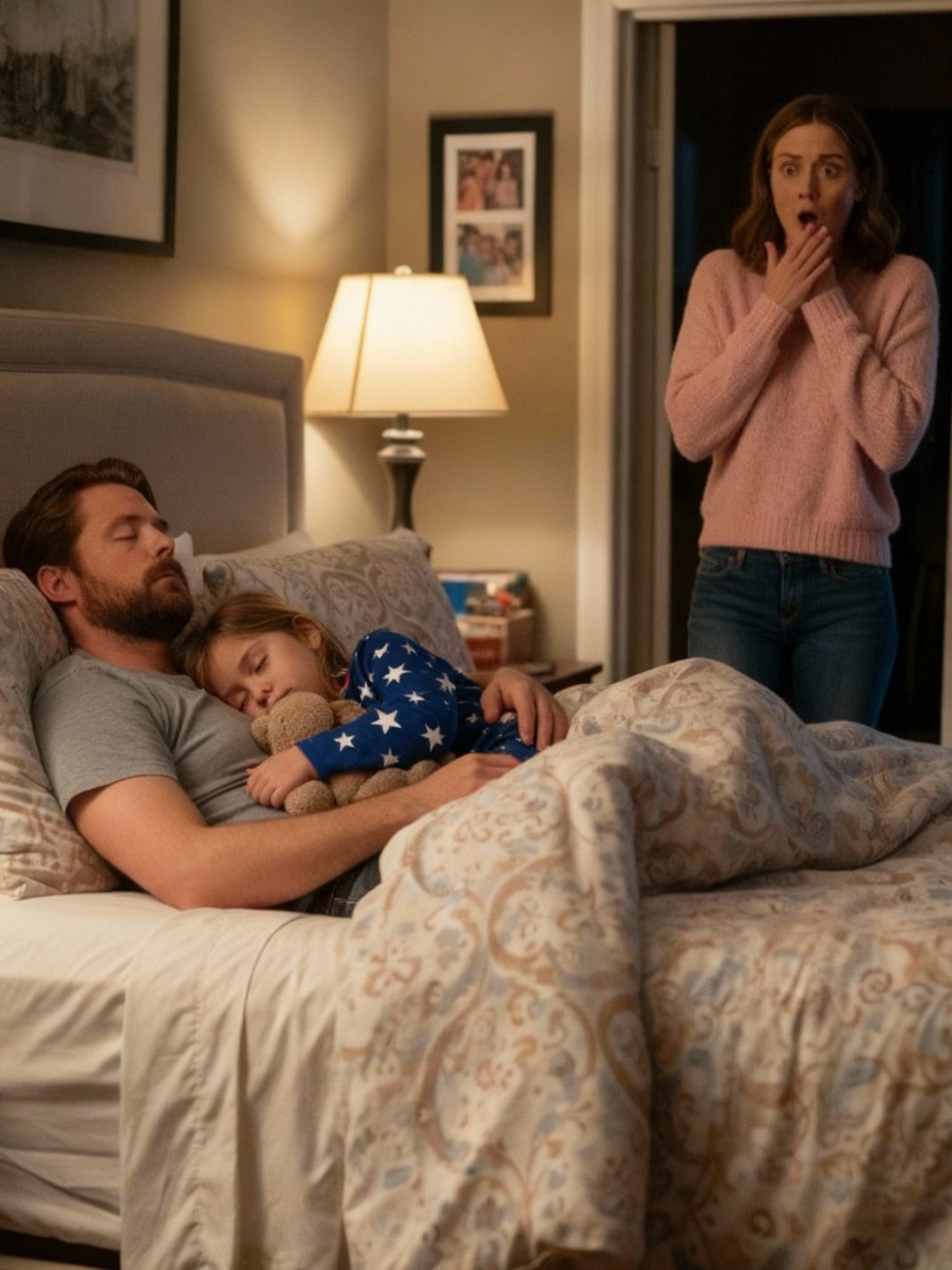 Osamogodišnja devojčica spava sama, ali se svakog jutra žali da joj je krevet „previše mali“. Kada njena majka u 2 sata ujutru proveri sigurnosnu kameru, slomi se u tihim suzama… - featured image