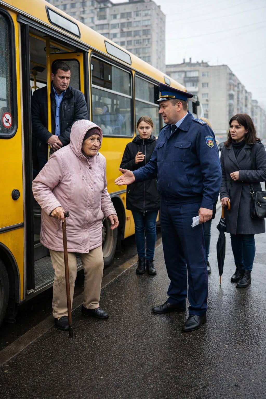Vozač autobusa izbacio je 80-godišnju ženu jer nije platila kartu. Ali prije nego što je sišla, rekla mu je jednu rečenicu koja je ostavila bez riječi vozača — i sve putnike… - featured image