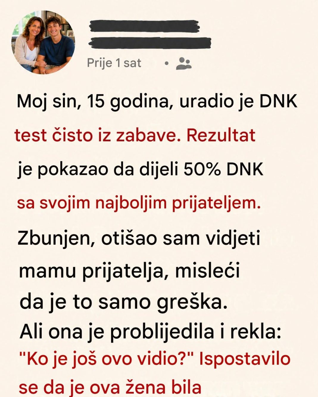 DNK test koji je počeo kao tinejdžerska zabava: Kako je istina o dvojici najboljih drugara promenila živote dve porodice - featured image